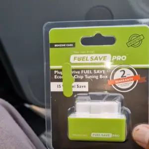 Fuel Save Pro in its box inside a car